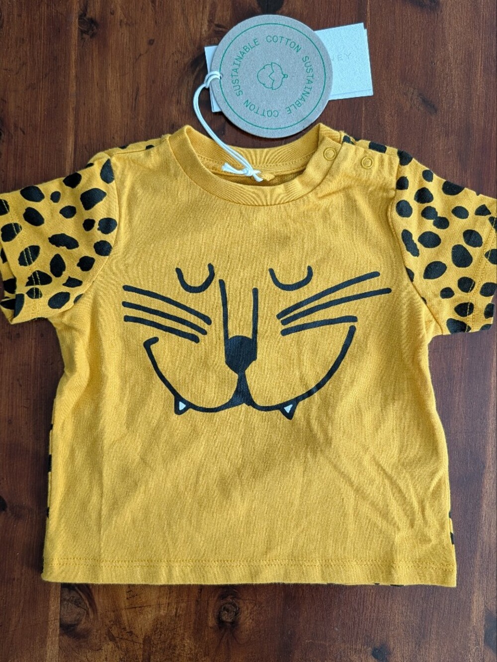 NWT Stella McCartney Kids Wildcat Tee Shirt - 3 Months
